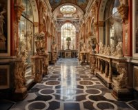 Navigând prin Galeria Borghese din Roma